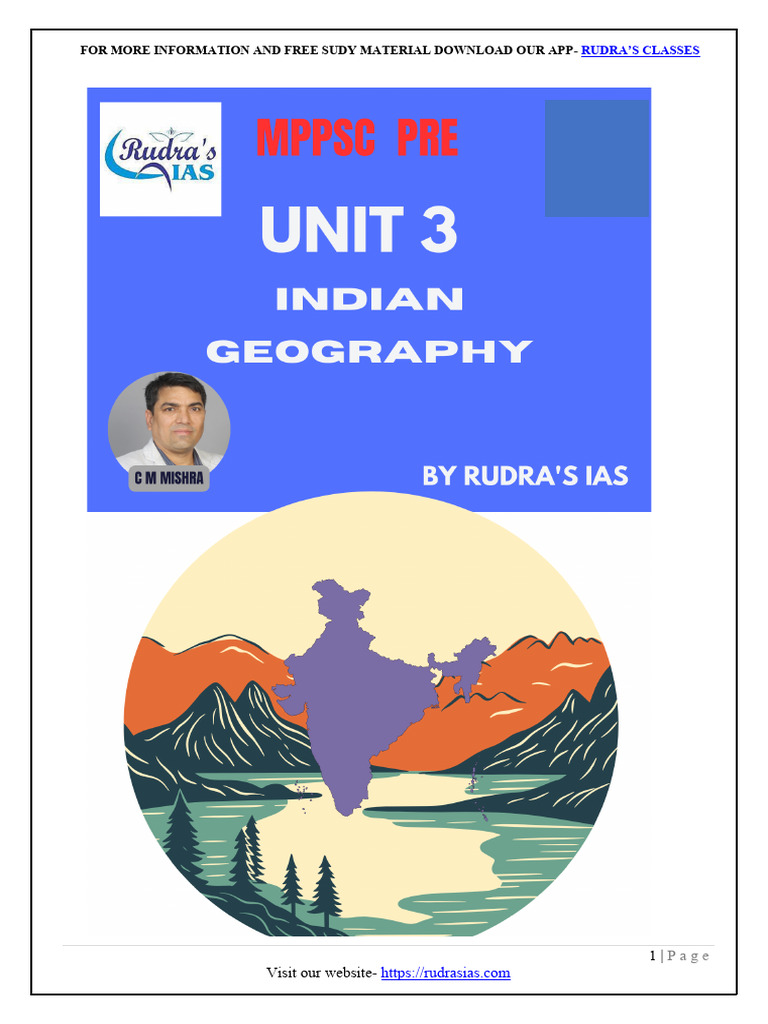 MPPSC Pre:indian Geography (Unit 3) in English | PDF | Physical ...