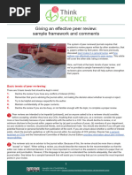 Confidential Editor Comments Examples | PDF
