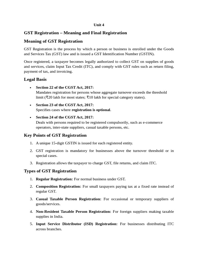 Unit - 4 TH Notes | PDF | Audit | Taxes