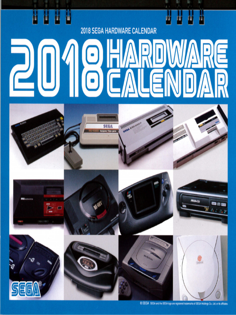 2018 Sega Hardware Calendar | PDF