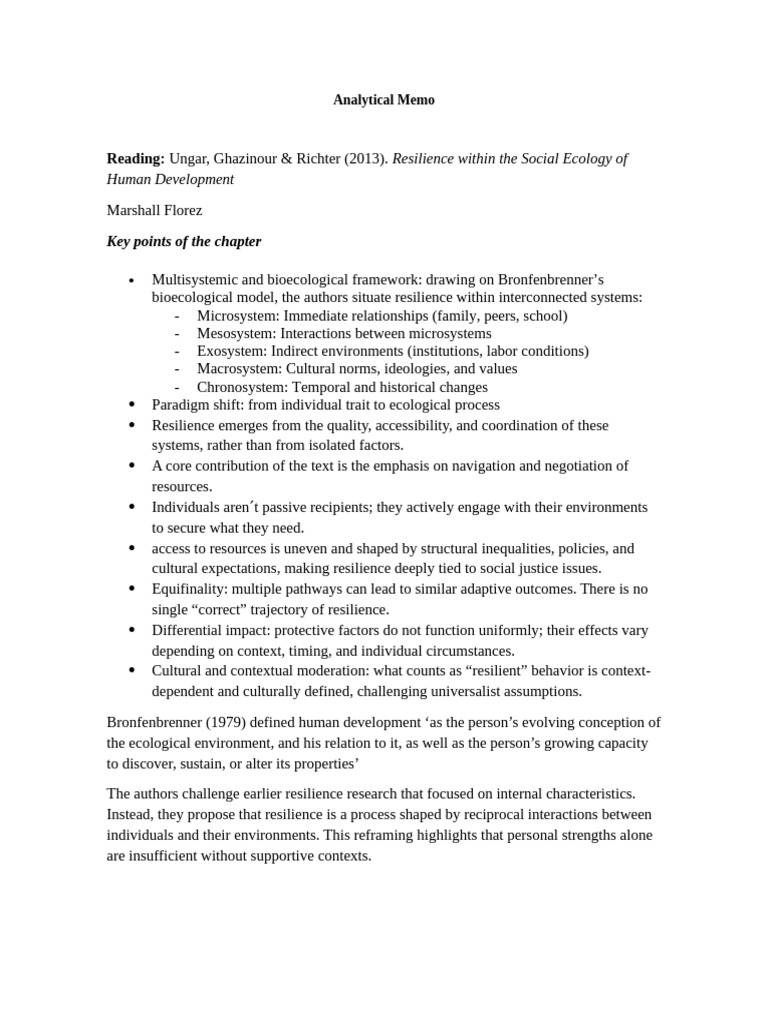 Analytical Memo | PDF