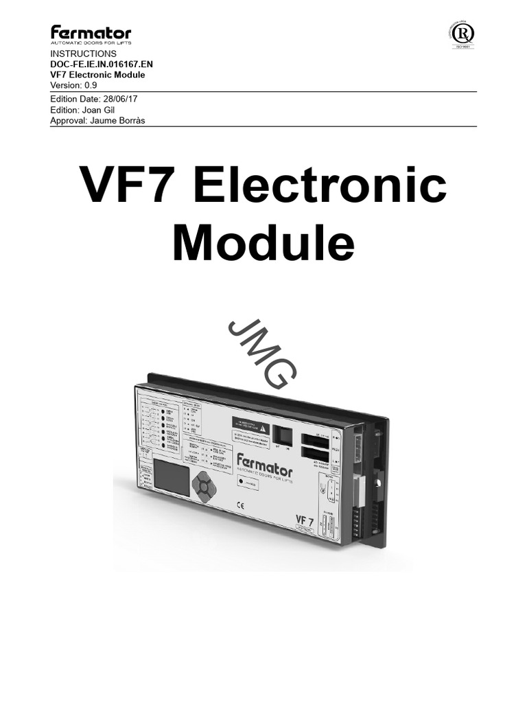 FERMATOR VF7 - EnG - With Notes - Textmark | PDF