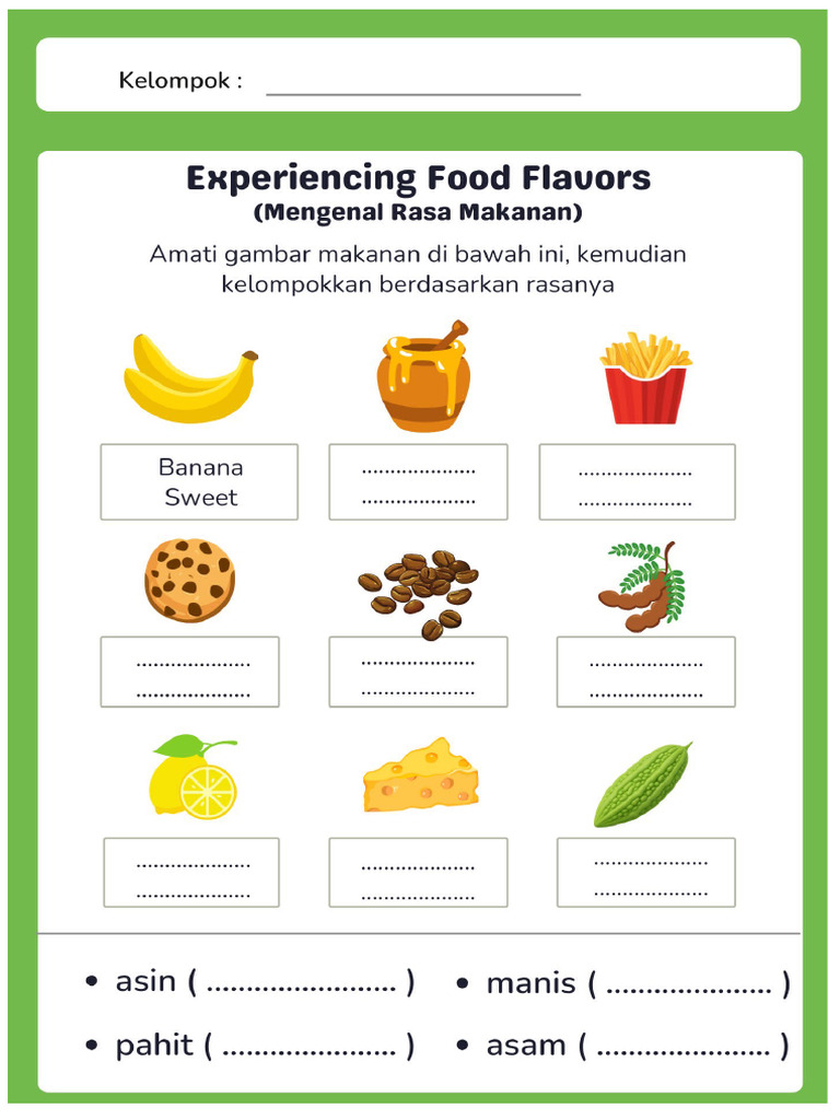 Mengenal Rasa Makanan | PDF
