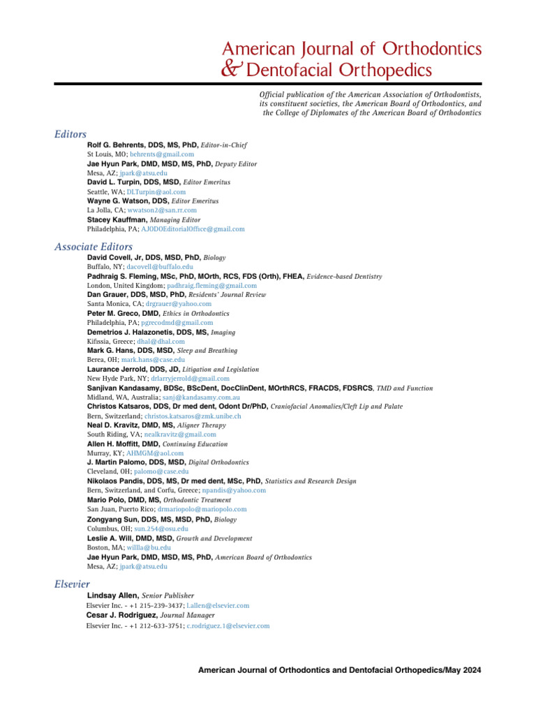 Editorial Board Ymod | PDF