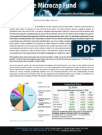 Microequities Deep Value Microcap Fund July 2012 update