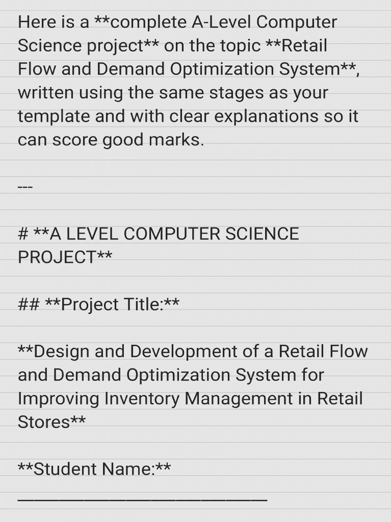 Project CS | PDF
