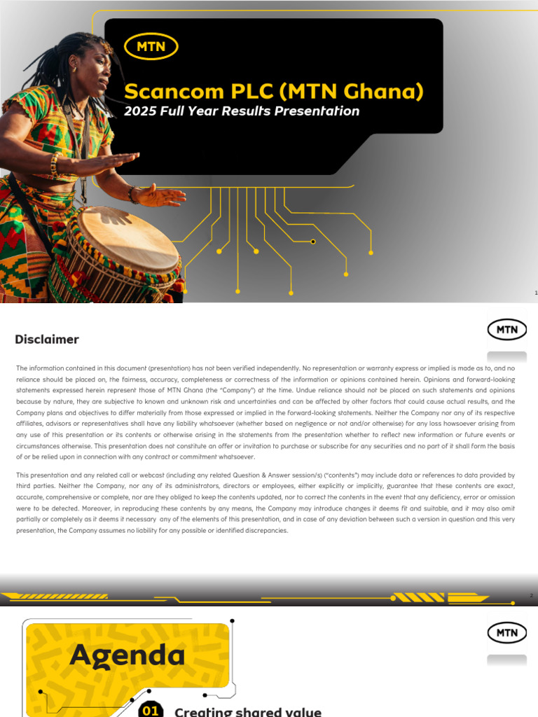 Scancom PLC MTN Ghana 2025 Full Year Results Presentation | PDF