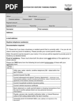 Visitor Permit Application Form