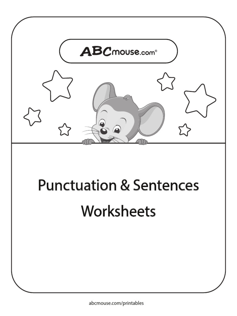 ABCmouse Combined Punctuation Sentences Worksheets | PDF