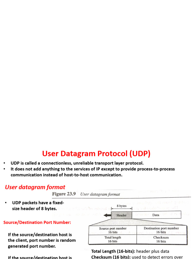 Unit 5 Transport Layer Part 2 | PDF | Port (Computer Networking ...