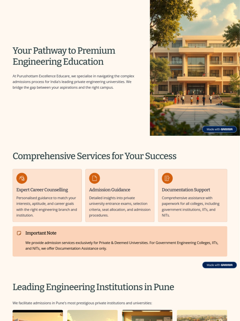 Your Pathway To Premium Engineering Education | PDF