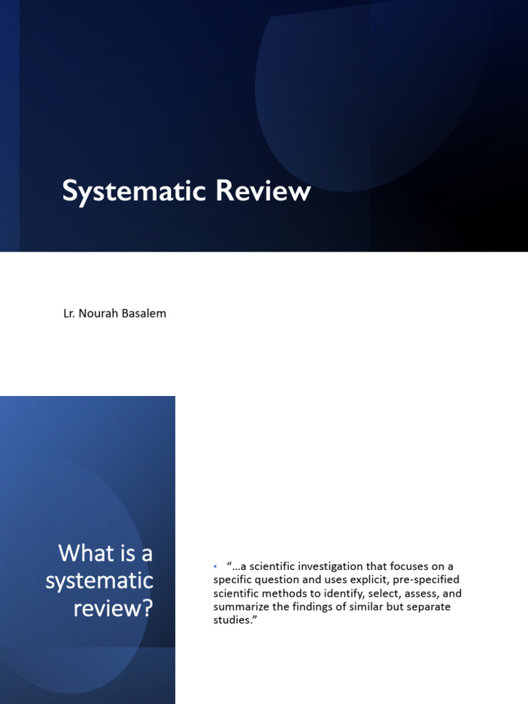 Systematic Review | PDF