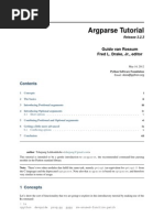 Howto Argparse