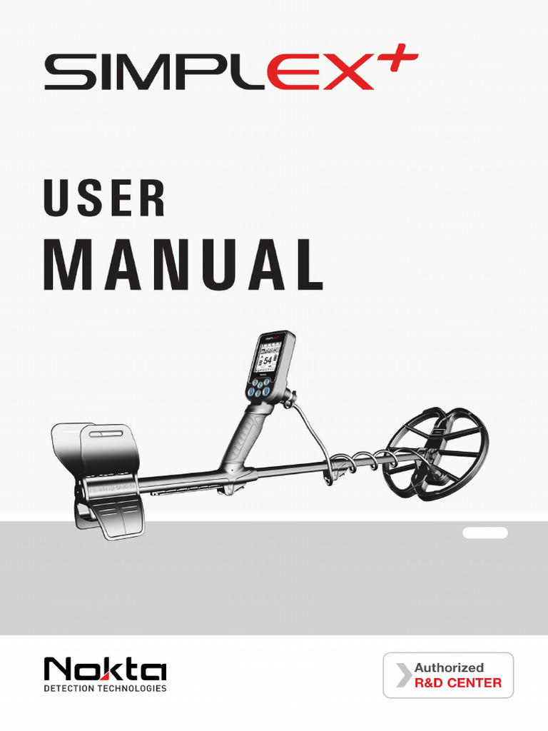 Simplex User Manual en | PDF | Battery Charger | Metal Detector