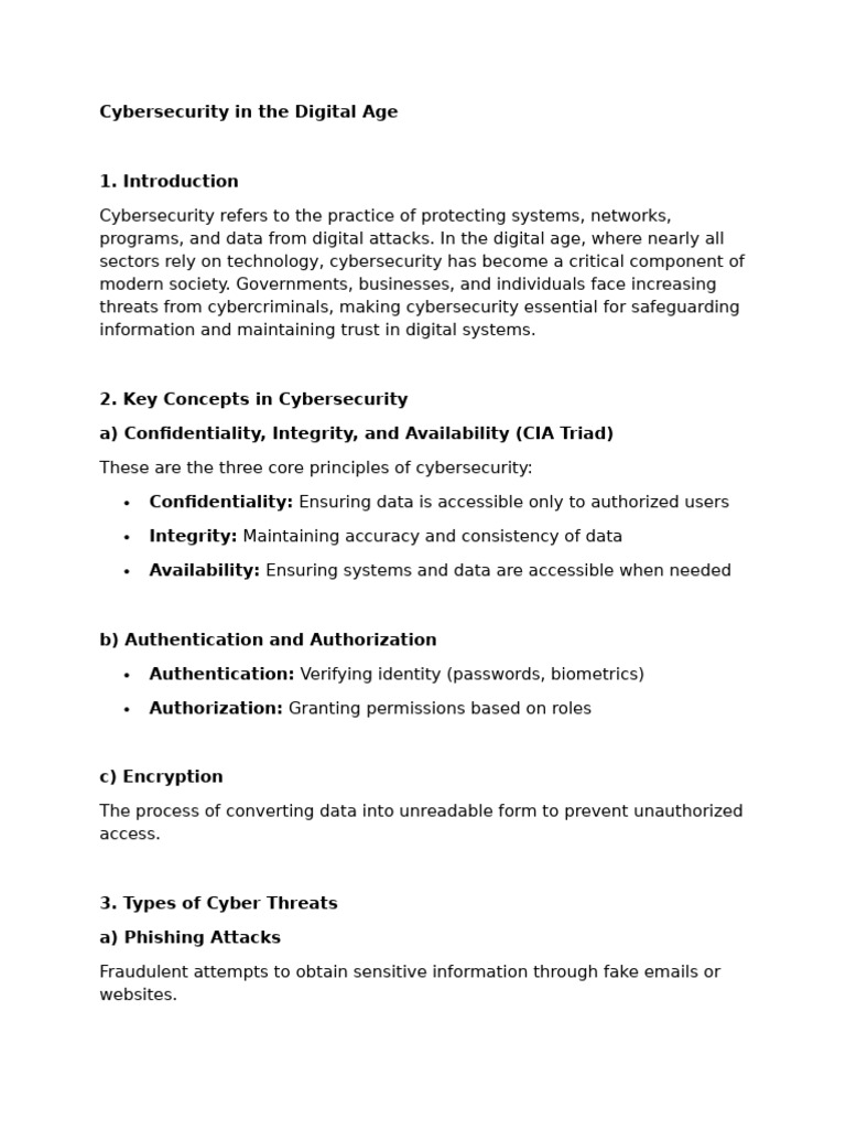 Cybersecurity in The Digital Age | PDF | Security | Computer Security