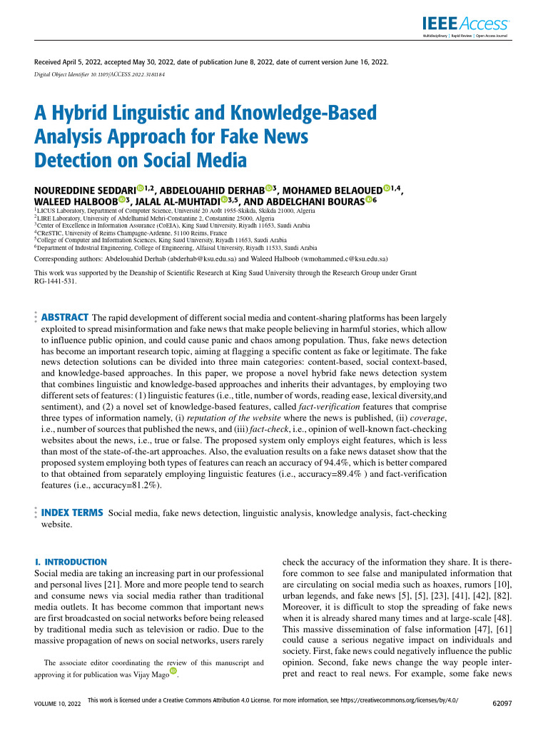 A Hybrid Linguistic and Knowledge-Based Analysis Approach For Fake News ...