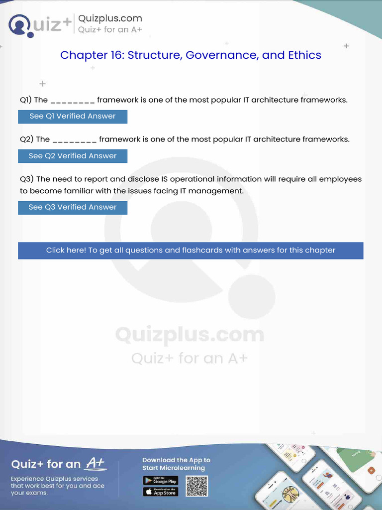 The Framework Is One of The Most Popular It Architecture Frameworks ...