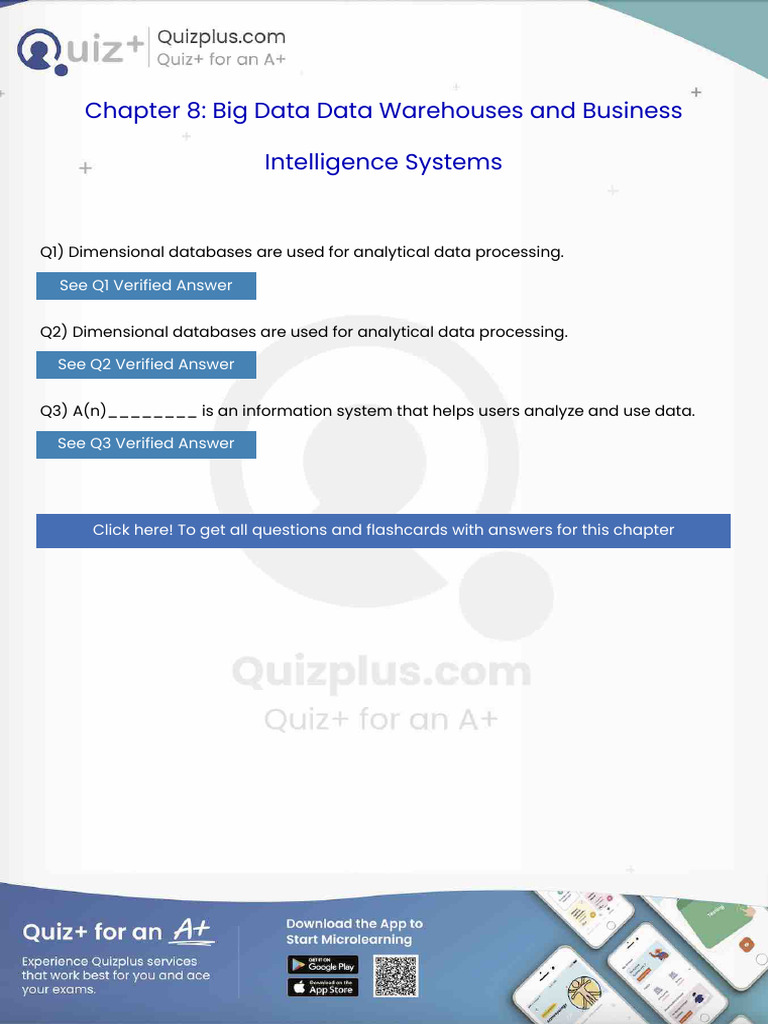 Dimensional Databases Are Used For Analytical Data Processing | PDF ...