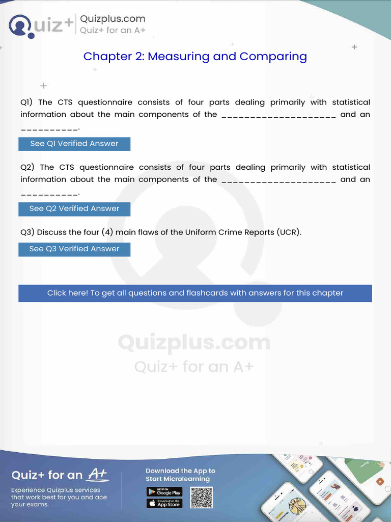 The Cts Questionnaire Consists of Four Parts Dealing Primarily With ...