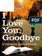 I Love You Goodbye by Cynthia Rogerson