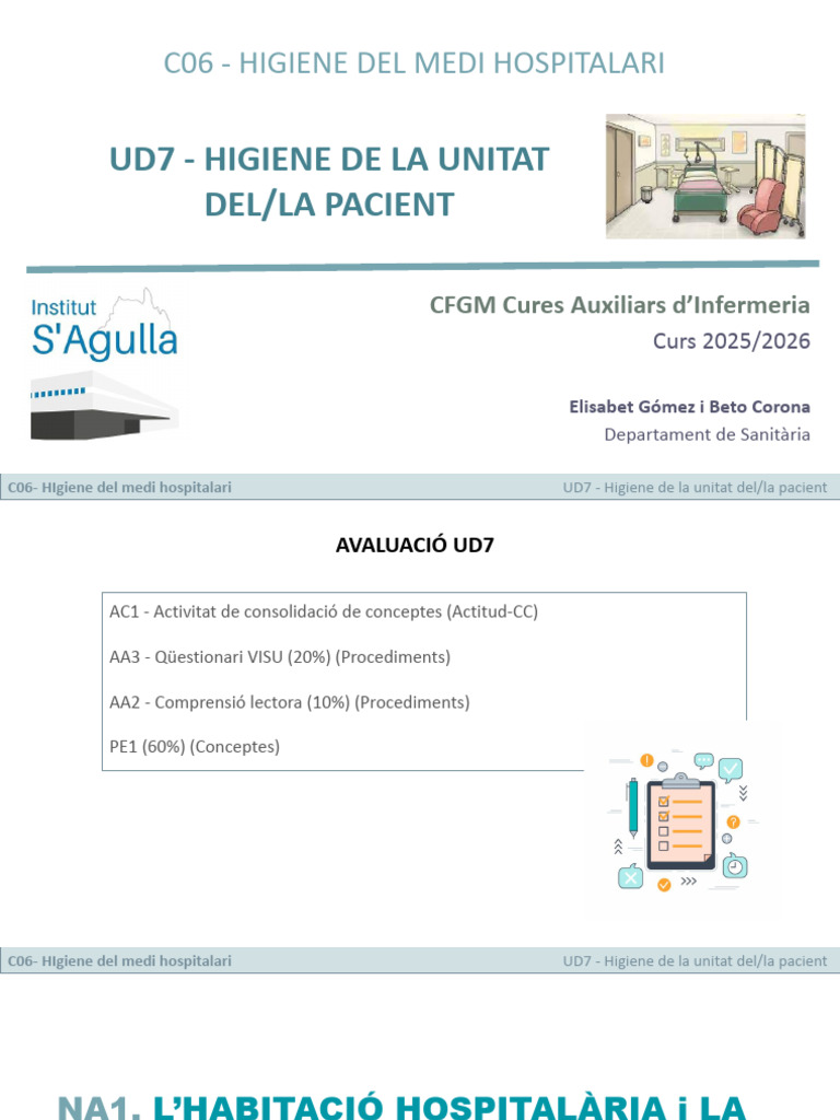 C06 UD7 Unitat Pacient | PDF