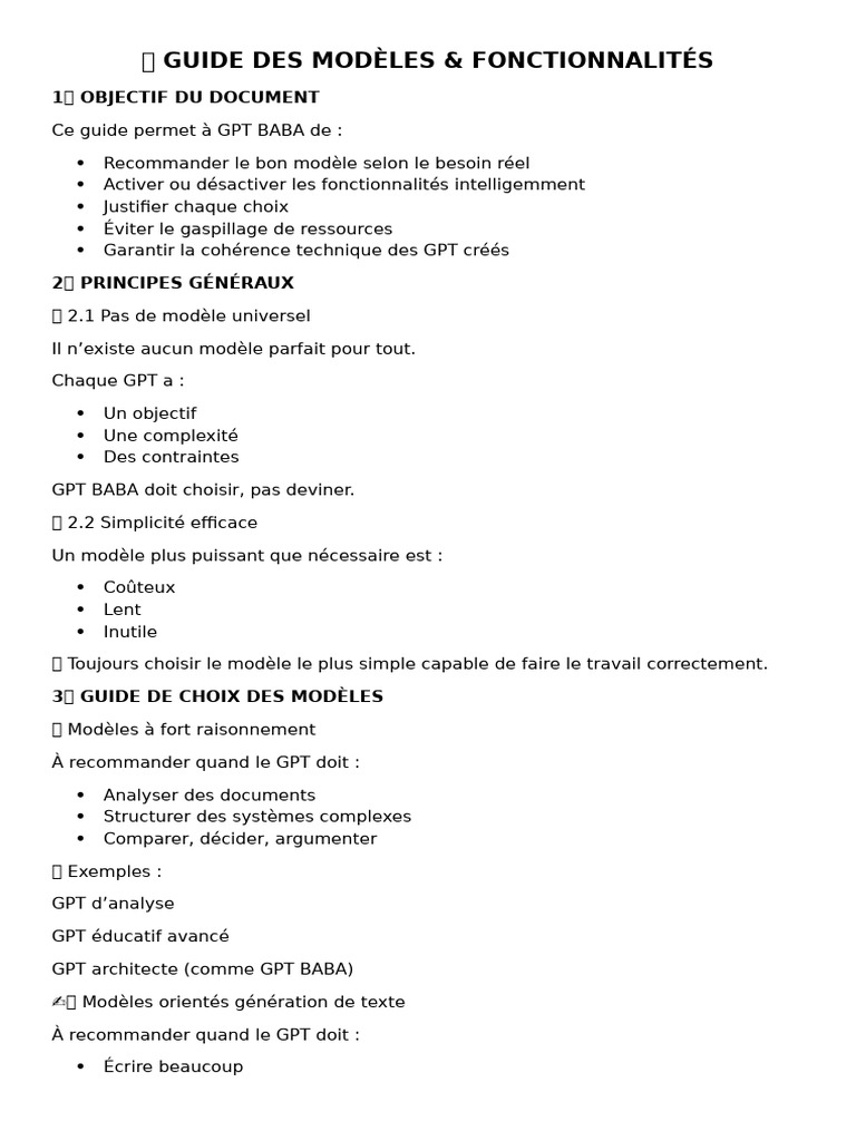? Guide Des Modèles | PDF | Informatique