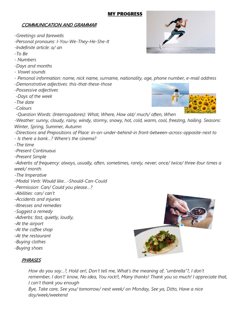 My Progress Dany February 2026 | PDF