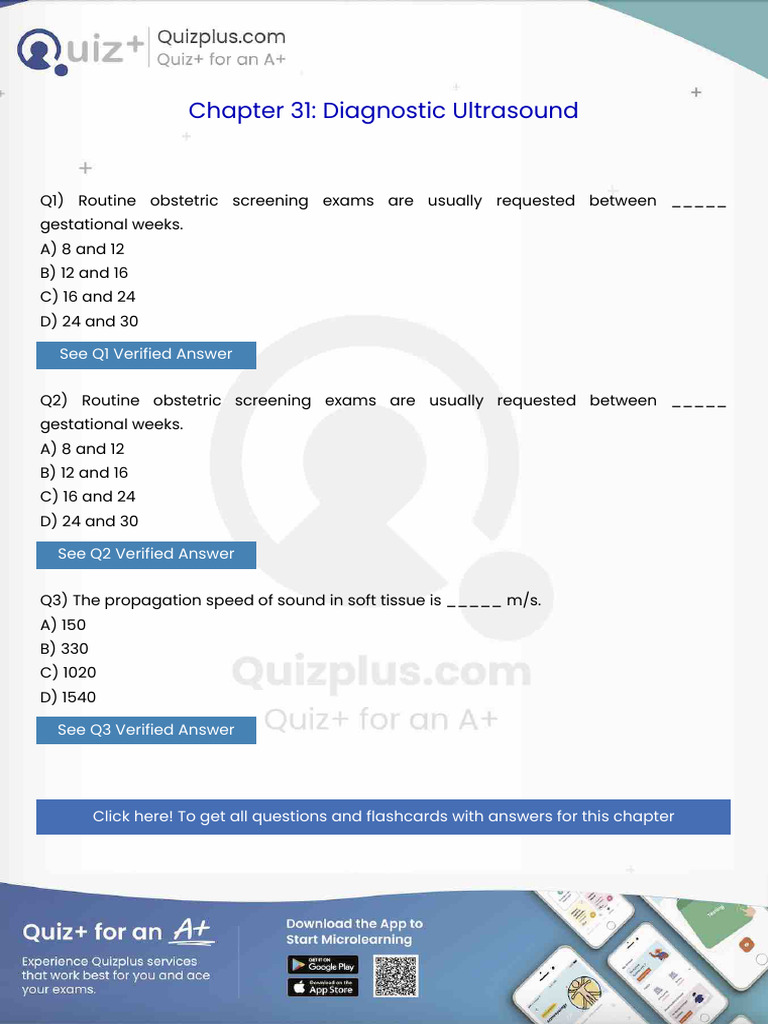 Routine Obstetric Screening Exams Are Usually Requested Between ...