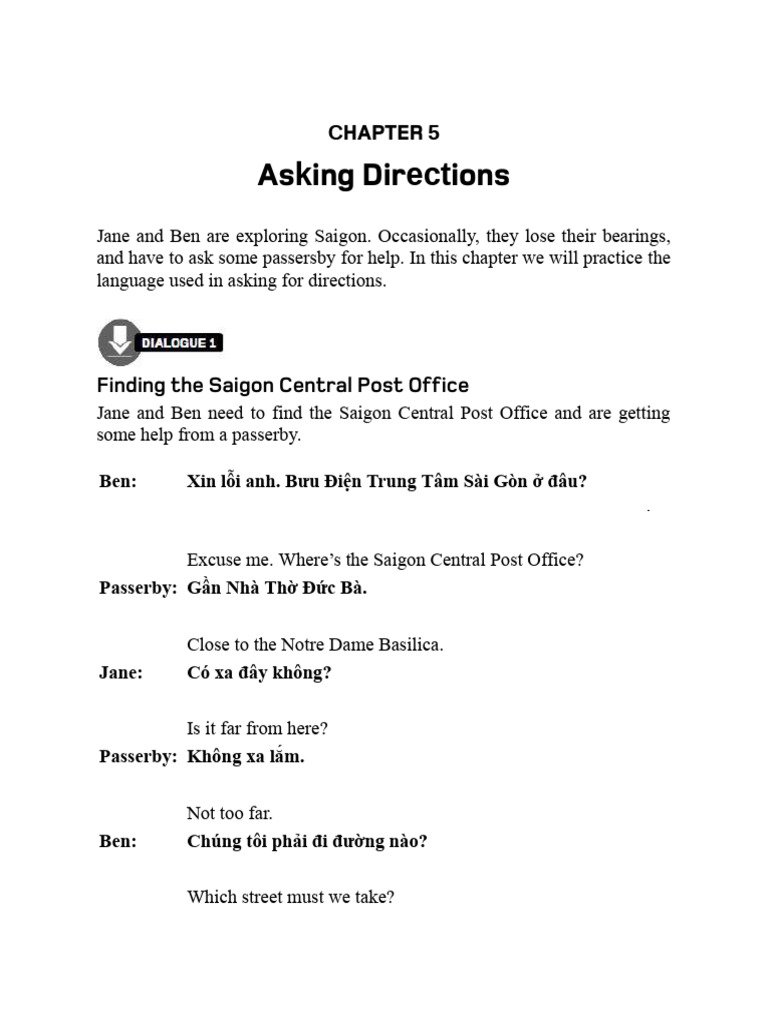 New Chapter 5 Asking Direction | PDF
