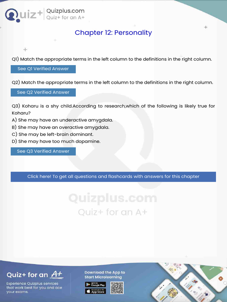 Match The Appropriate Terms in The Left Column To The Definitions in ...