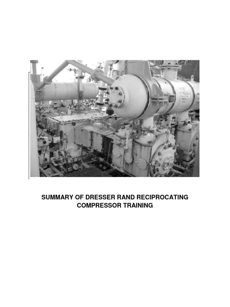 Summary Compressor Training | PDF | Cylinder (Engine) | Piston