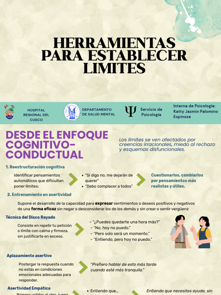 Herramientas para Establecer Limites | PDF
