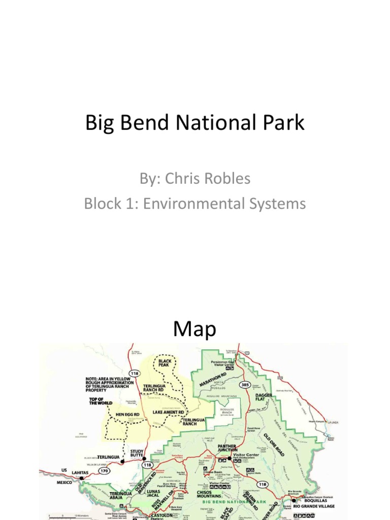 Big Bend National Park Ecosystems Overview | PDF | Desert | Ecosystem