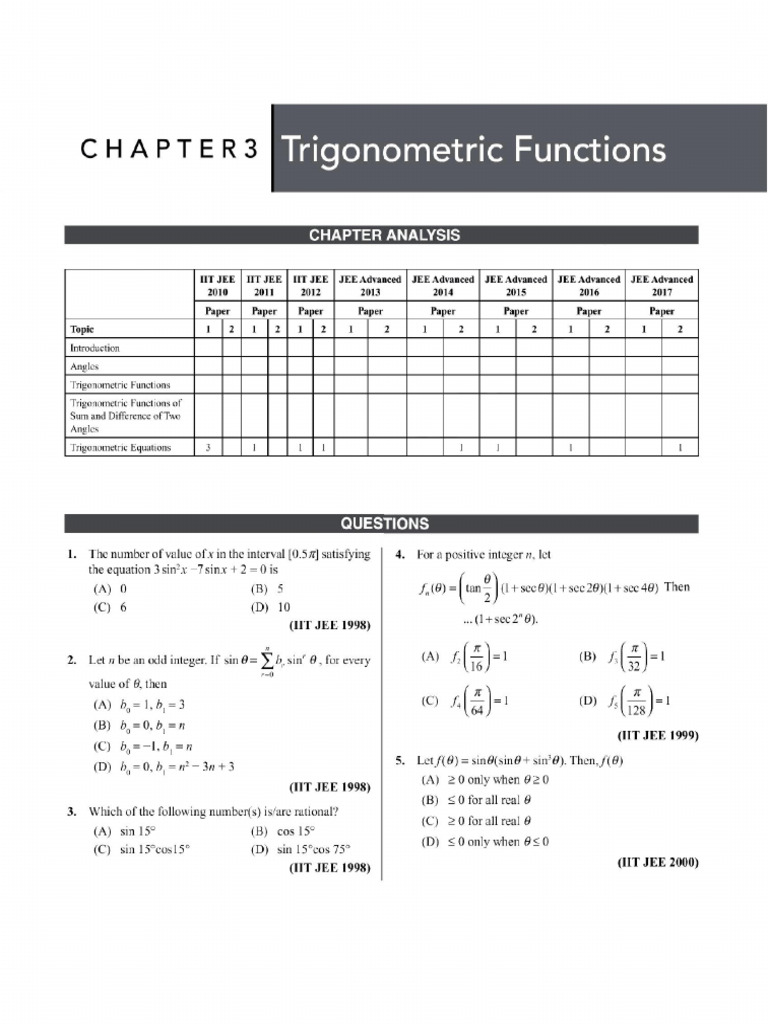 Trigonometric Functions | PDF