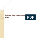 Efficient Web Applications Using AJAX