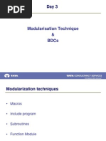 3 Modularisation and BDC