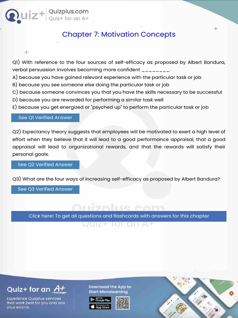 With Reference To The Four Sources of Selfefficacy As Proposed by ...
