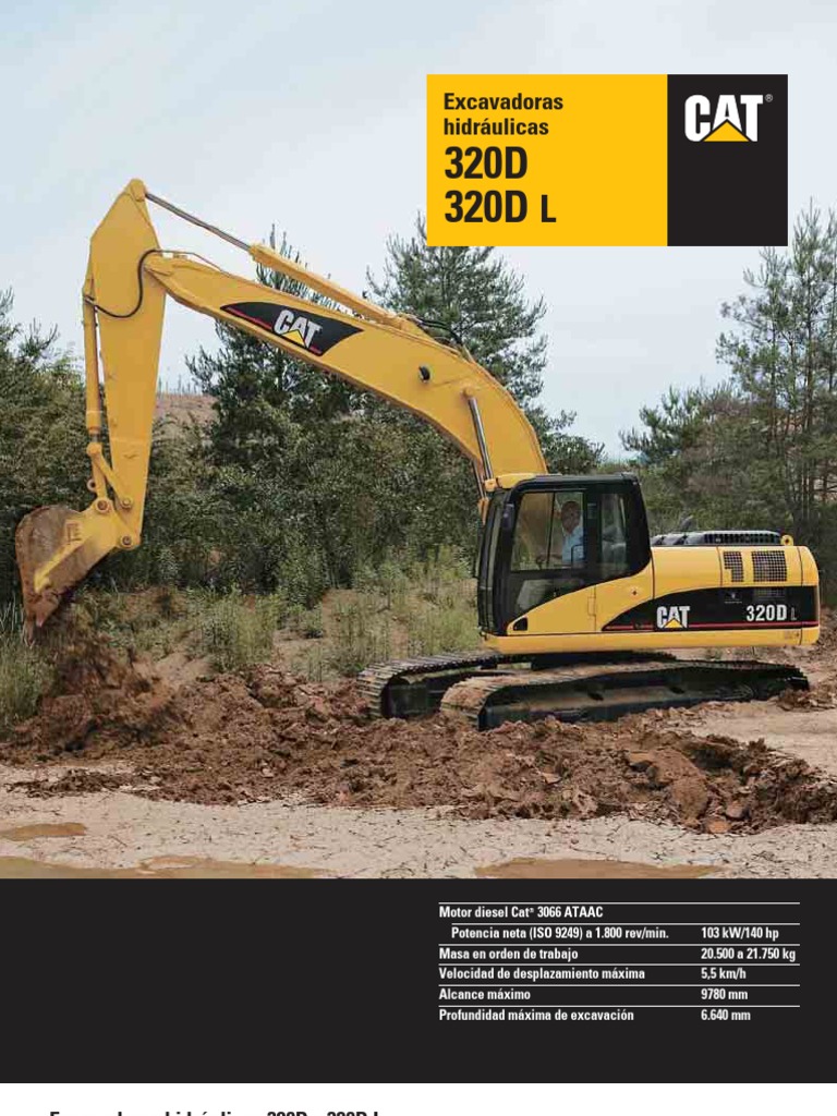 Catalogo 320D L | PDF | Bomba | Acero