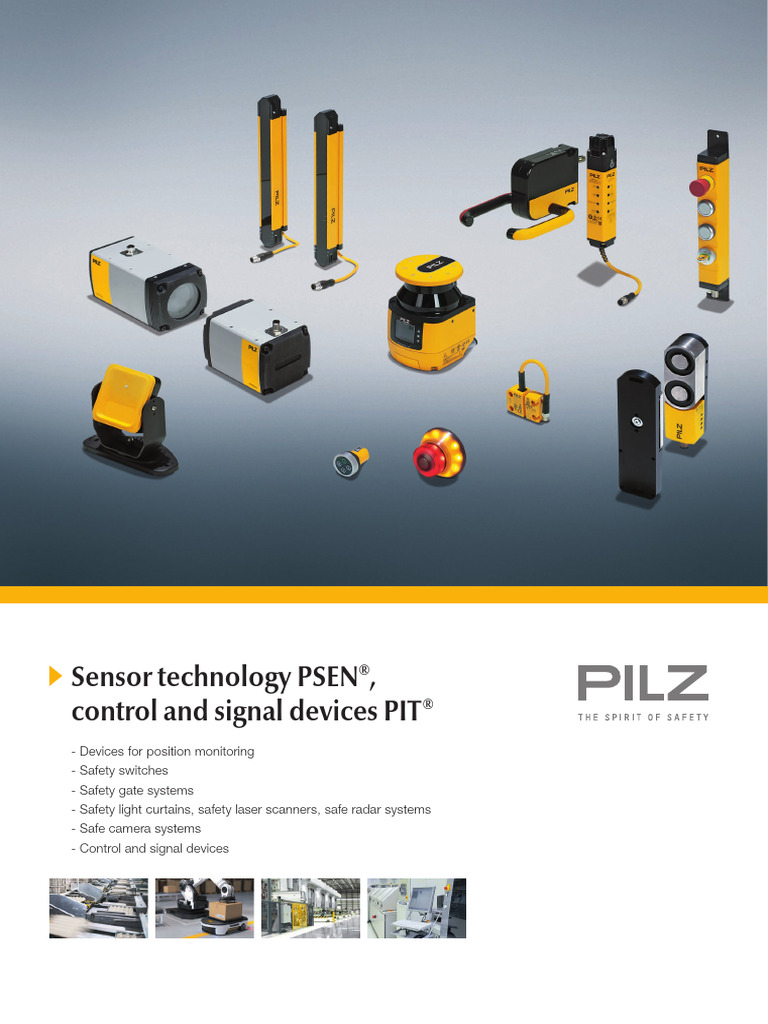 Pilz Sensor Technology | PDF | Switch | Automation