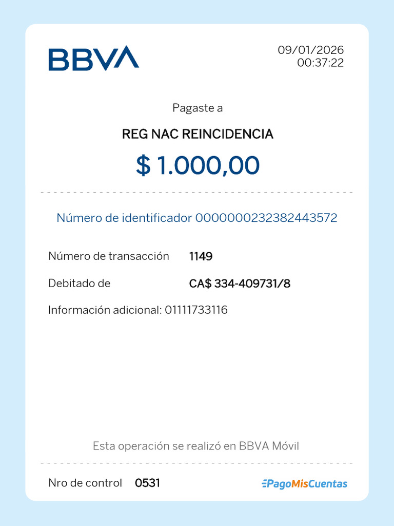 Comprobante 18 | PDF