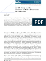 US Policy and the International Dimensions of Failed Democratic Transitions in the Arab World