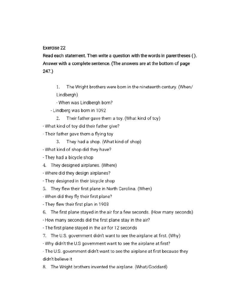 Exercise 22 - Oki | PDF