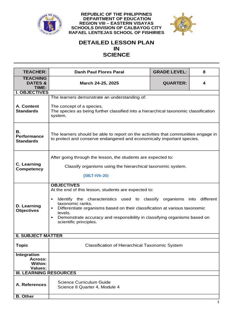 Lesson Plan Template | PDF