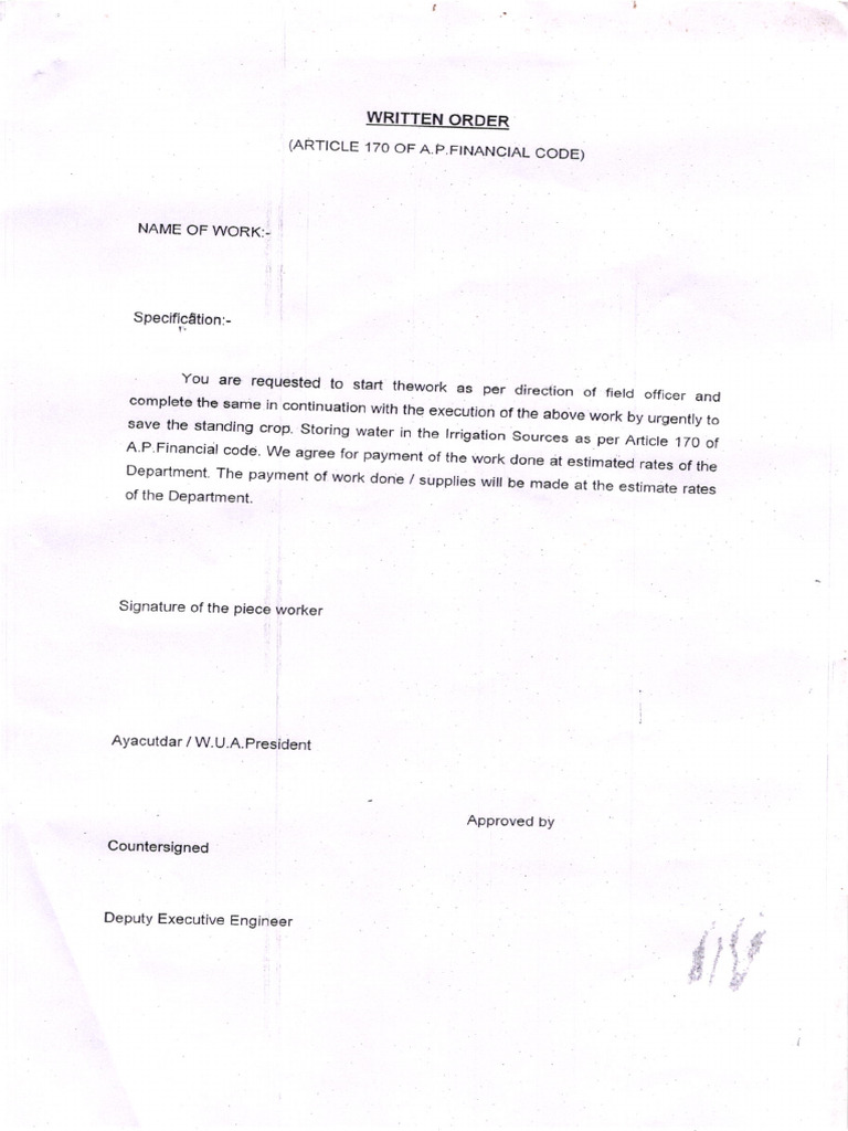 Written Order | PDF
