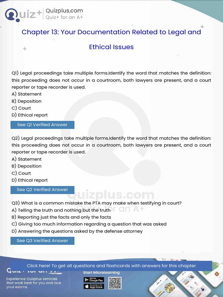 Legal Proceedings Take Multiple Formsidentify The Word That Matches The ...