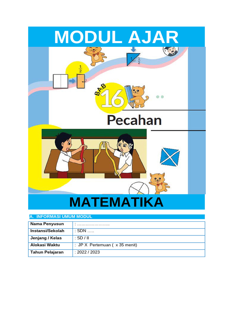 MA Bab 16. Pecahan | PDF
