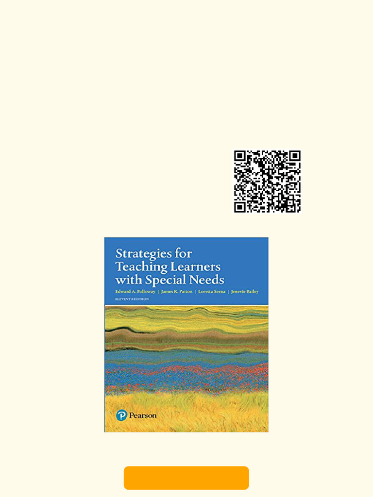 Strategies For Teaching Learners With Special Needs 11th Edition Sample ...