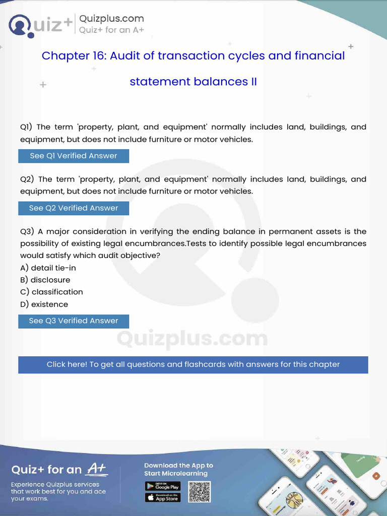 The Term Property Plant and Equipment Normally Includes Land Buildings ...