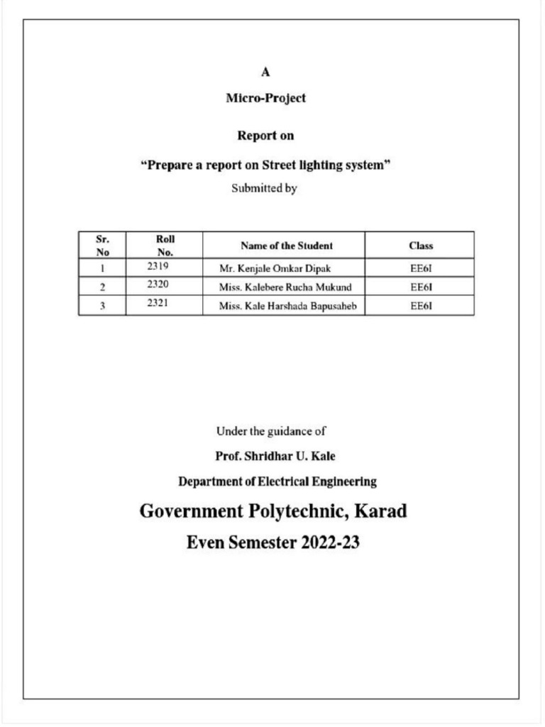 Micro Project PPT Eec | PDF