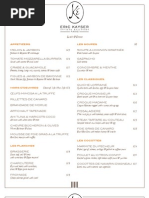 Maison Kayser Menu